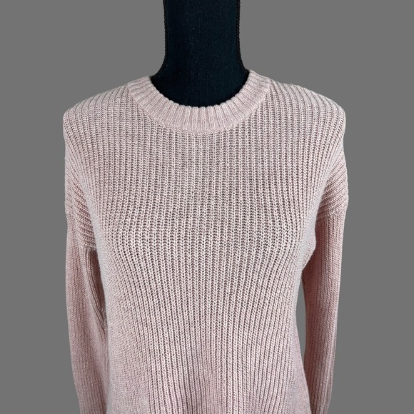 Women's Sweater AMERICAN EAGLE XS Women's Pink Sweater Winter Clothing Spring - Picture 2 of 9